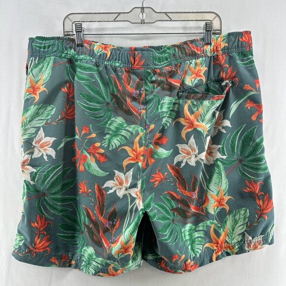 APT. 9 Shorts Mens XL Premier Flex Elastic Waist Performance 7" Tropical Green - Picture 2 of 8